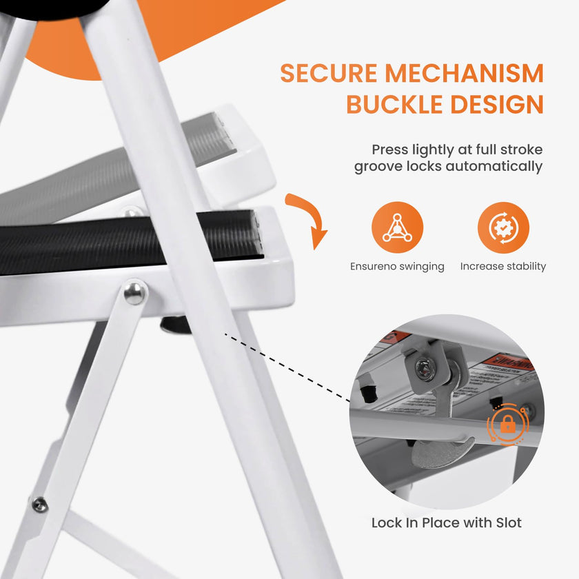 Sweetcrispy 2 Step Ladder, Anti-Slip Pedal 🍁 All In One Marketplace Canada