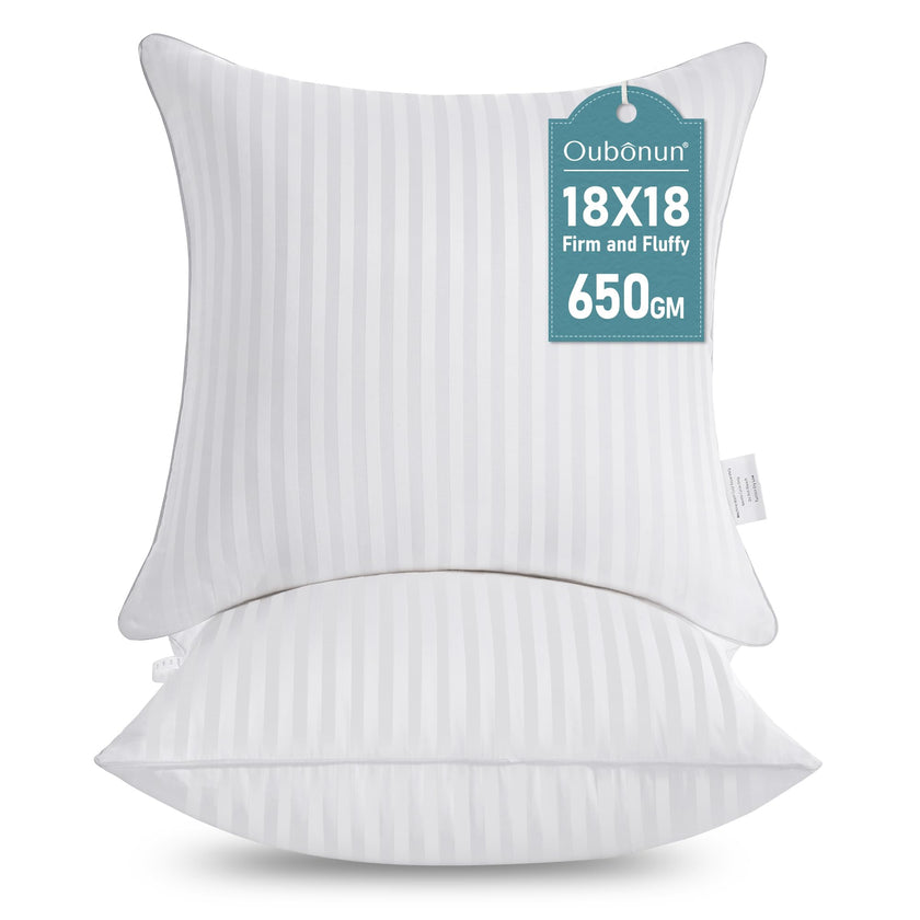 Oubonun 18 x 18 Throw Pillow Inserts Pack of 2 🍁 All In One Marketplace Canada