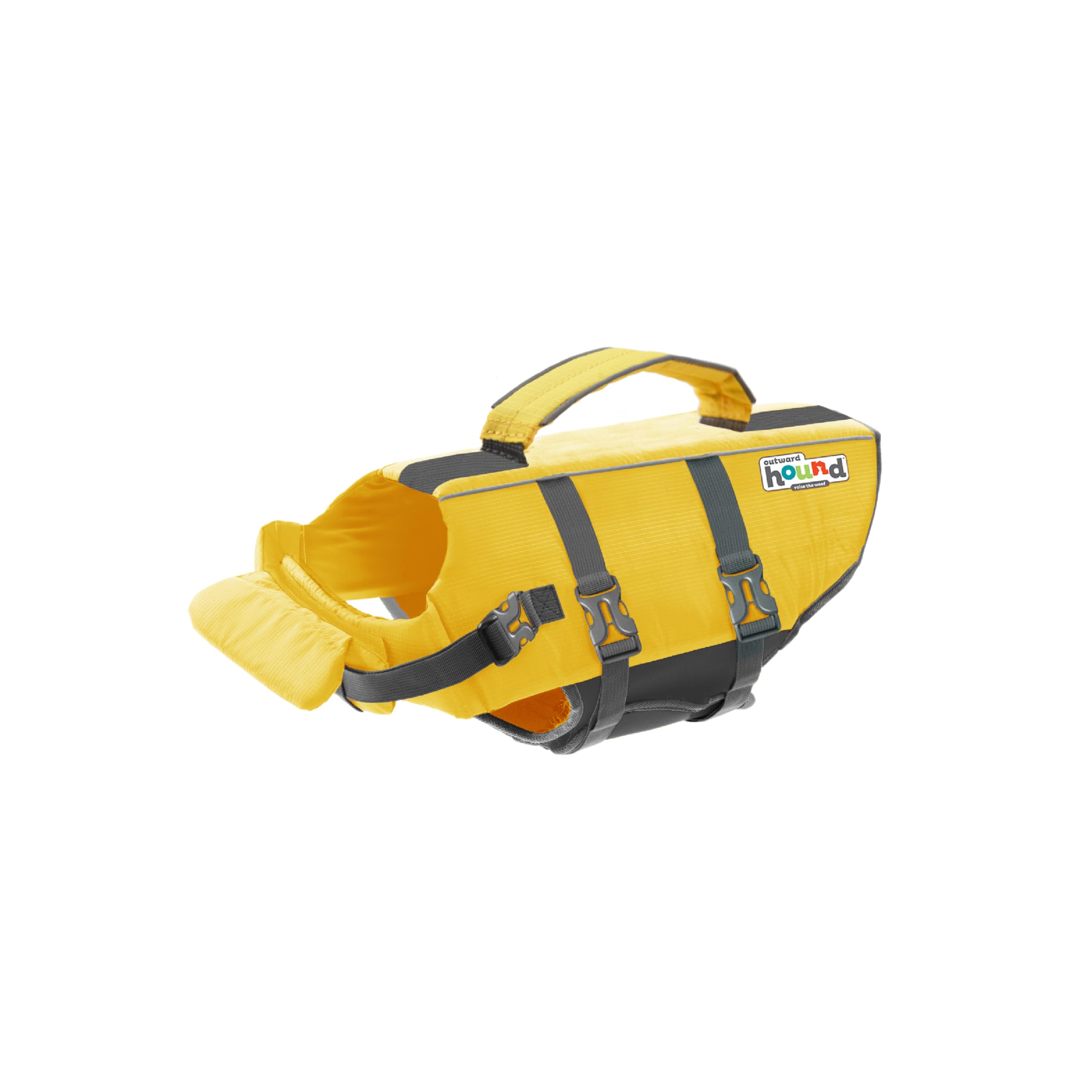 Outward Hound Granby Splash Dog Life Jacket with Handle, Reflective Floating Vest for Swimming & Boating, Maximum Buoyancy, All Skill Levels, Small Dogs & Puppies (16–20