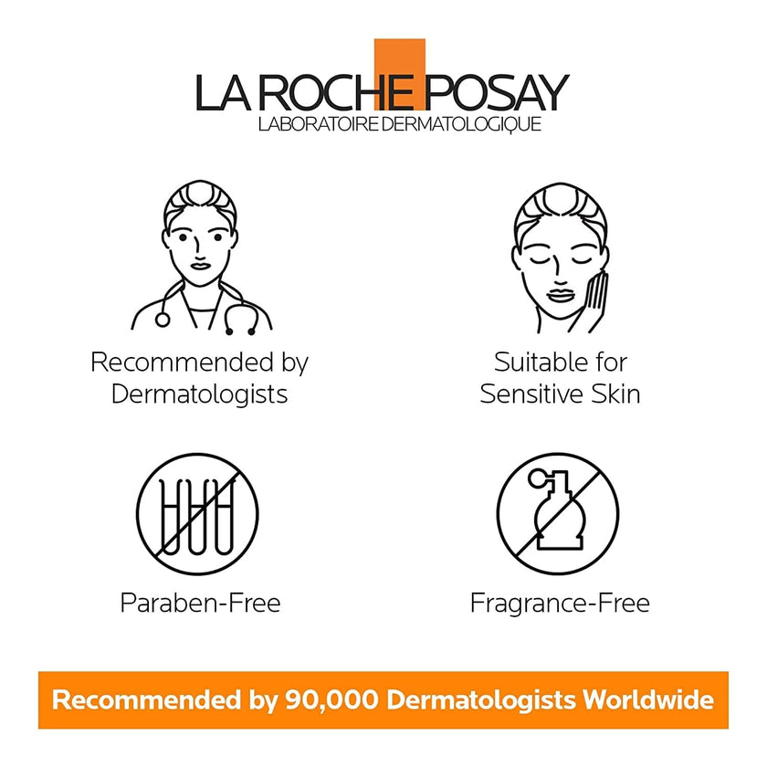 La Roche Posay Anthelios Ultra Fluid Face & Body Sunscreen SPF 50+, High UVA UVB Protection, Invisible Matte Finish, Water & Sweat Resistant, Fragrance Free, Recommended by Dermatologists 🍁 All In One Marketplace Canada