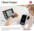 USMECBL Fitness Tracker, Blood Oxygen Heart Rate Sleep 24/7 Health Monitor/Calorie Steps Counter Pedometer Activity Smart watchs/Notifications for Android/iOS Men Women 🍁 All In One Marketplace Canada