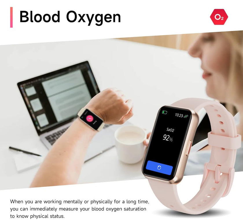 USMECBL Fitness Tracker, Blood Oxygen Heart Rate Sleep 24/7 Health Monitor/Calorie Steps Counter Pedometer Activity Smart watchs/Notifications for Android/iOS Men Women 🍁 All In One Marketplace Canada