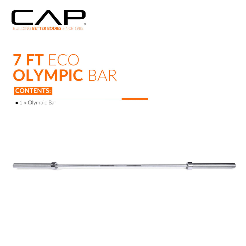 CAP Barbell Classic 7-Foot Olympic Bar, Chrome 🍁 All In One Marketplace Canada