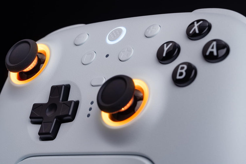 8BitDo Ultimate 2 Bluetooth Controller for Switch/Switch 2 & Windows PC, Switch Pro Controller with TMR Joysticks, Switchable Hall Effect/Tactile Triggers, Vibration and Motion Control - White 🍁 All In One Marketplace Canada