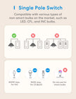 meross Smart Single Pole Light Switch 2 Pack, Apple HomeKit Supported 🍁 All In One Marketplace Canada