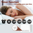 Magicteam Sleep Sound White Noise Machine with 20 Natural Soothing Sounds and Memory Function 32 Levels of Volume Powered by AC or USB and Sleep Timer Sound Therapy for Baby Kids Adults (White) 🍁 All In One Marketplace Canada