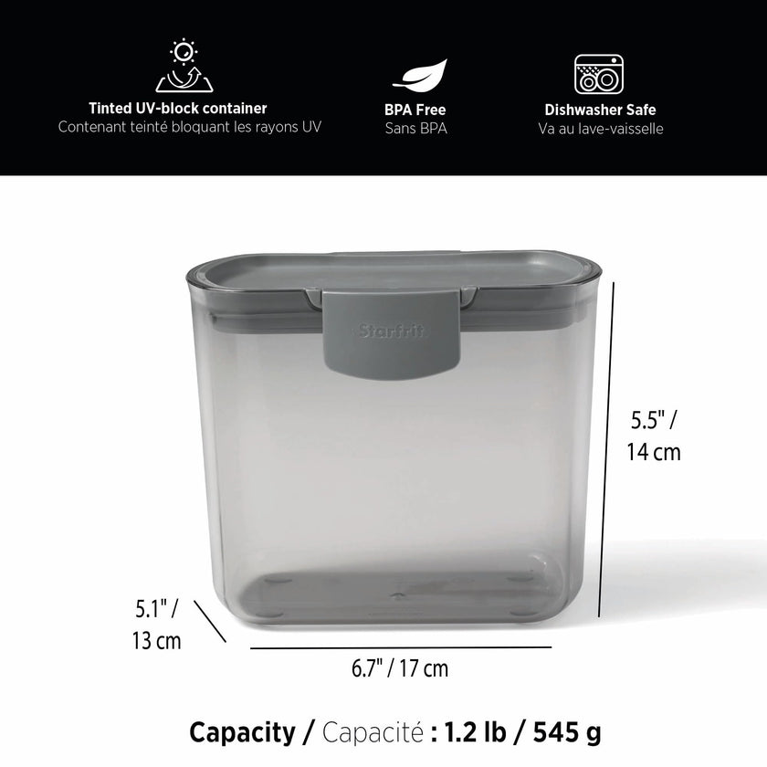 Starfrit PROKEEPER Coffee UV Tinted Container with Coffee Scoop - 1.3LB/590g - Airtight 🍁 All In One Marketplace Canada