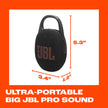 JBL Clip 5 - Ultra-Portable, Waterproof and Dustproof Bluetooth Speaker, Integrated Carabiner, Up to 12 Hours of Play, Made in Part with Recycled Materials (Black) 🍁 All In One Marketplace Canada