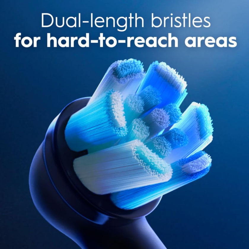 Oral-B iO Genuine Replacement Brush Heads, Black, 4ct Ultimate Clean + 1ct Gentle Care, 15 Month Supply, Compatible Exclusively with Oral-B iO Electric Toothbrushes, Not Compatible with any Other Series Including: Pro, Vitality, Smart, or Genius
