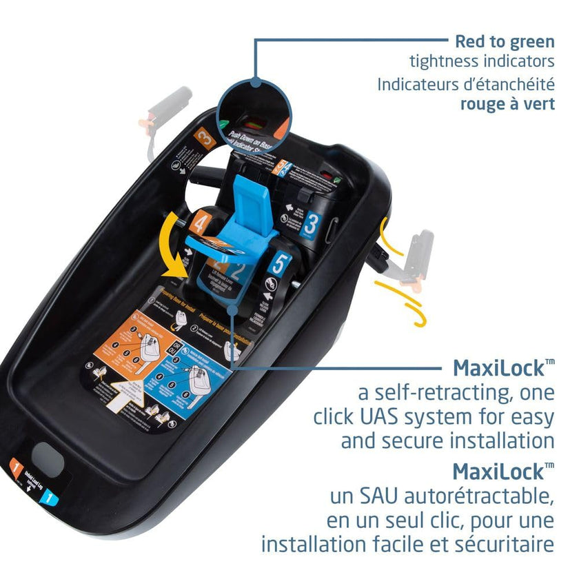 Maxi-Cosi Mico Luxe+ Infant Car Seat, Lightweight, Easy Install with MaxiLock™ Technology, Washable Seat Cover, ClimaFlow™ Ventilation, Side Impact Protection, EcoCare Fabrics 🍁 All In One Marketplace Canada