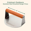 Cuisinart CISB-275 Stainless Steel Smashed Burger Press 🍁 All In One Marketplace Canada
