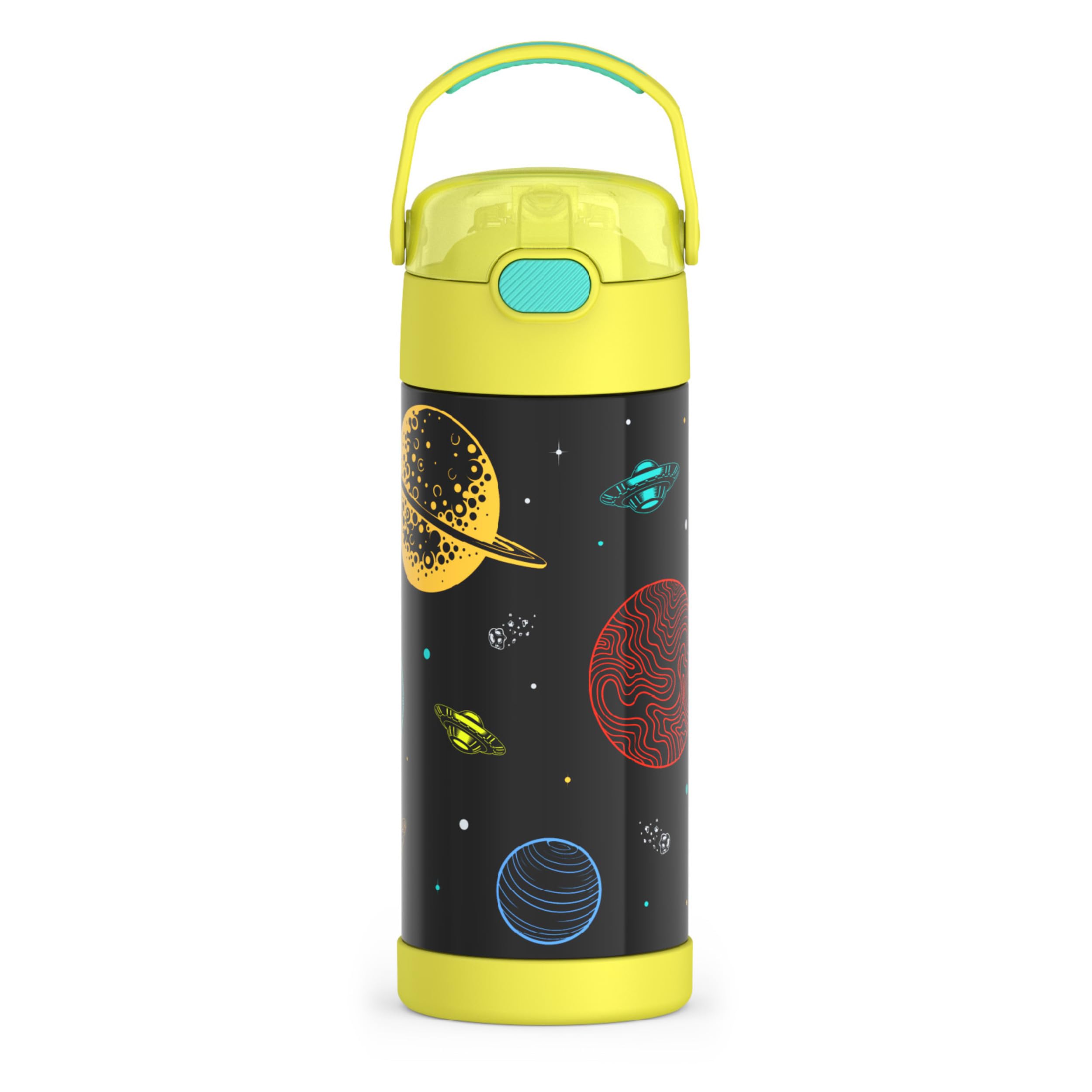 THERMOS FUNTAINER Water Bottle with Straw, 14oz, Out of This World 🍁 All In One Marketplace Canada