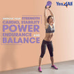 Yes4All Combo Special: Vinyl Coated Kettlebell Weight Sets – Weight Available: (Multicolor - 5, 10, 15 lbs) 🍁 All In One Marketplace Canada