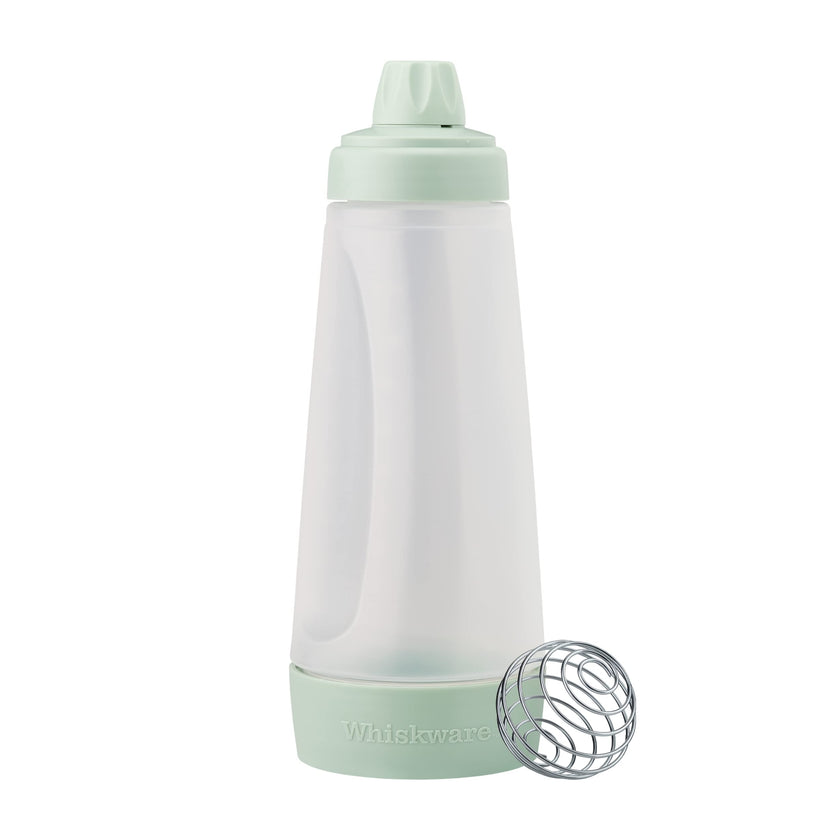 Whiskware Pancake Bottle, Batter Dispenser and Mixer with BlenderBall Wire Whisk, Durable, No-Mess, BPA Free, Dishwasher Safe, Mint 🍁 All In One Marketplace Canada