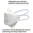 3M Aura Particulate Respirator 9205+, N95, Pack of 20 Disposable Respirators, Individually Wrapped, 3 Panel Flat Fold Design Allows for Facial Movements, Comfortable, NIOSH Approved 🍁 All In One Marketplace Canada