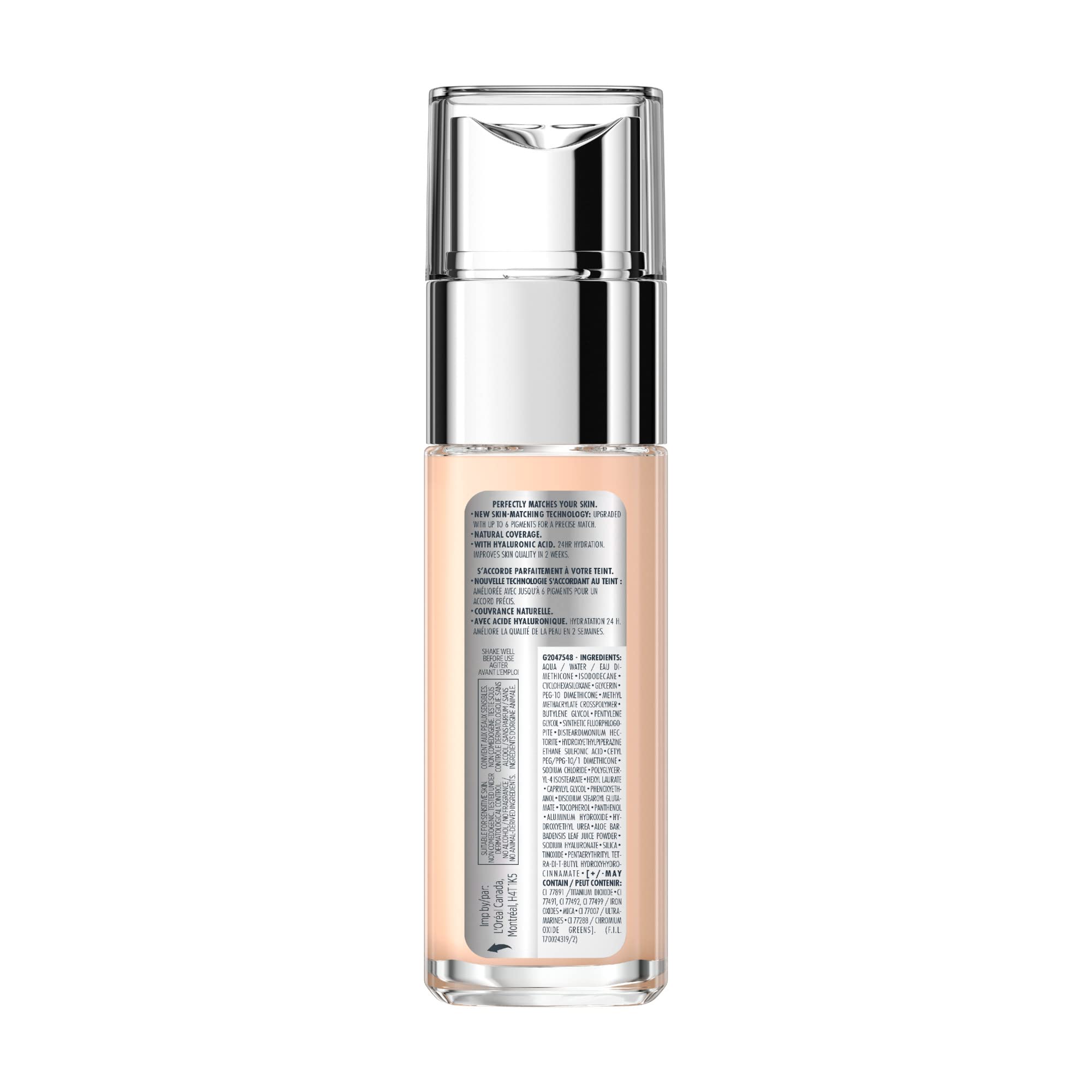 L’Oréal Paris True Match Super-Blendable Liquid Foundation, Skincare Infused with Moisturizing Cream & Hyaluronic Acid, 30 ml, Shade: 2C Rose Vanilla 🍁 All In One Marketplace Canada