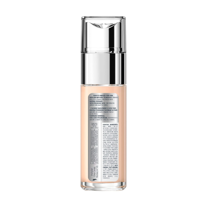 L’Oréal Paris True Match Super-Blendable Liquid Foundation, Skincare Infused with Moisturizing Cream & Hyaluronic Acid, 30 ml, Shade: 2C Rose Vanilla 🍁 All In One Marketplace Canada