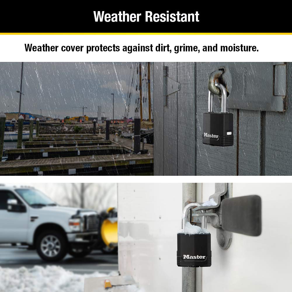 Master Lock Magnum Heavy Duty Outdoor Padlock with Key, 2 Pack Keyed-Alike M115XTLF 🍁 All In One Marketplace Canada