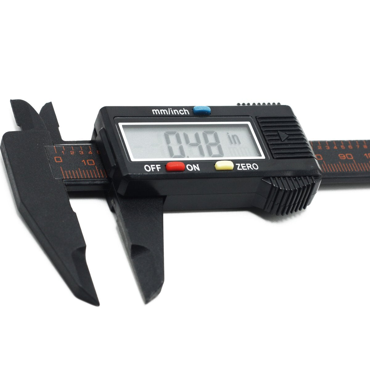 FineSource Electronic Digital Caliper Inch/Metric Conversion 0-6 Inch/150 mm Carbon Fiber Gauge Micrometer Extra Large LCD Screen Auto Off Featured Measuring Tool (Black) 🍁 All In One Marketplace Canada