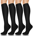CTHH 4 Pairs Graduated Copper Compression Socks for Women & Men Circulation 15-20 mmHg - Best Support for Nurses, Running 🍁 All In One Marketplace Canada