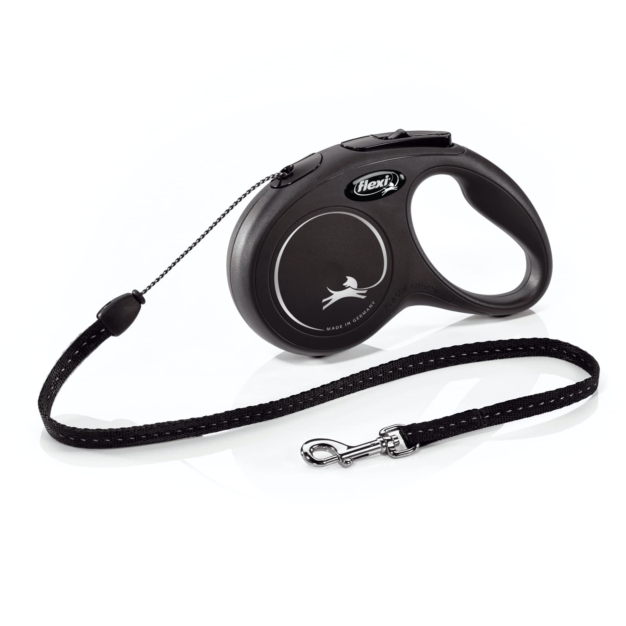 FLEXI® Classic Cord Retractable Dog Leash, Small, 16 ft - Black 🍁 All In One Marketplace Canada