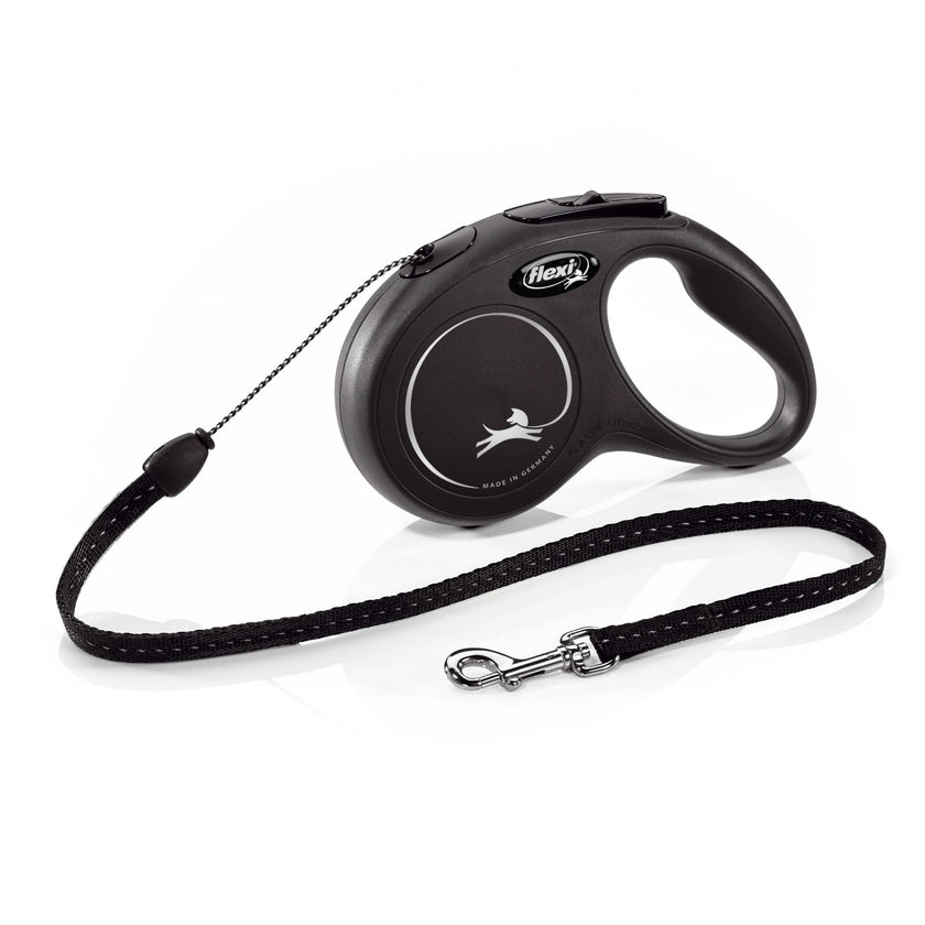 FLEXI® Classic Cord Retractable Dog Leash, Small, 16 ft - Black 🍁 All In One Marketplace Canada