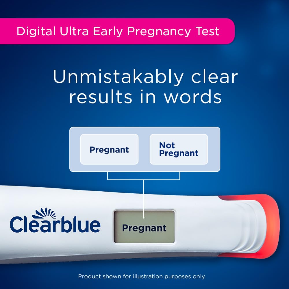 Clearblue Digital Ultra Early Pregnancy Test, No Test Can Tell You Sooner, 2 Digital Tests 🍁 All In One Marketplace Canada