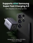 UGREEN Nexode 45W USB C Charger Block, GaN PPS Dual Port USB C Fast Charger Super Fast Charge 2.0 Wall Plug Compatible with Galaxy S26 S25 S24 Ultra S23 A54, iPhone 17 16 Pro Max, iPad, Pixel 10 9 8 🍁 All In One Marketplace Canada