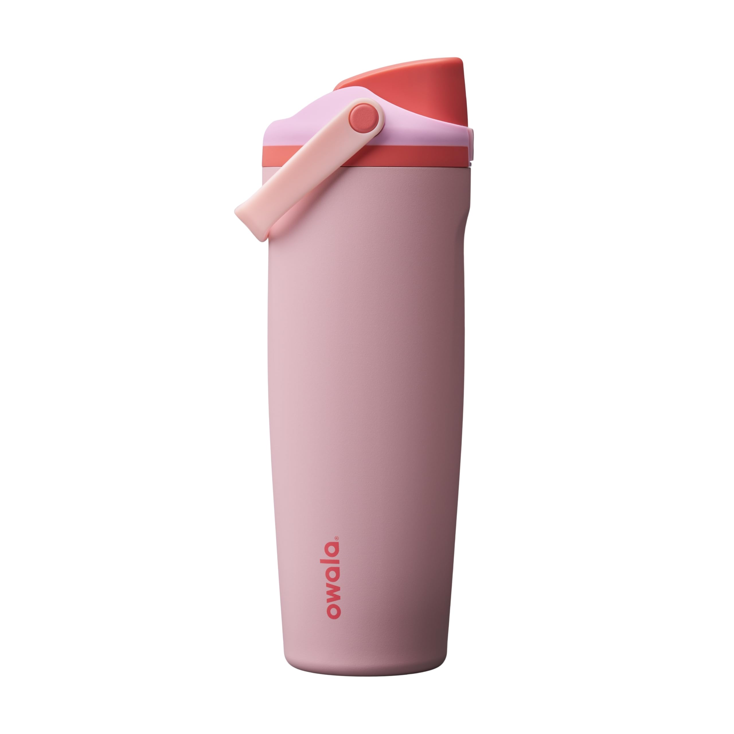 Owala FreeSip Sway Insulated Stainless Steel Water Bottle with Two-Way Spout, Built-In Straw and Bucket Handle, Made for Travel, School, and Sports, 30oz, BPA Free, Leak Proof, Angel Food Cake 🍁 All In One Marketplace Canada