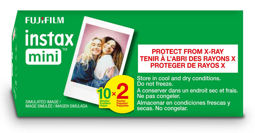 Fujifilm INSTAX Mini Instant Film Twin Pack, White (20 Exposures) 🍁 All In One Marketplace Canada