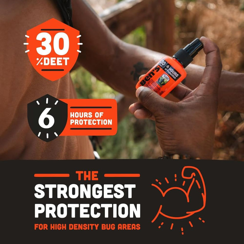 Ben's 30% DEET Mosquito, Tick and Insect Repellent, 37ml Pump, Pack of 4 🍁 All In One Marketplace Canada