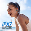 Wireless Earbuds, Bluetooth 5.4 Bass Stereo Headphones with 4 ENC Mic, 50H Playback Ear Buds with Charging Case LED Display,Sport Earphones IPX7 Waterproof for Phone, Android, Pad, DeepBlack 🍁 All In One Marketplace Canada
