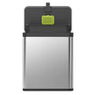 EKO Kitchen Compost Bin, 7L / 1.85 Gal Stainless Steel with Removable Inner Bucket and Deodorizer Compartment, 2-in-1 Countertop Compost Bin with Lid, Food Waste Caddy for Kitchen (MMT & Black Finish) 🍁 All In One Marketplace Canada