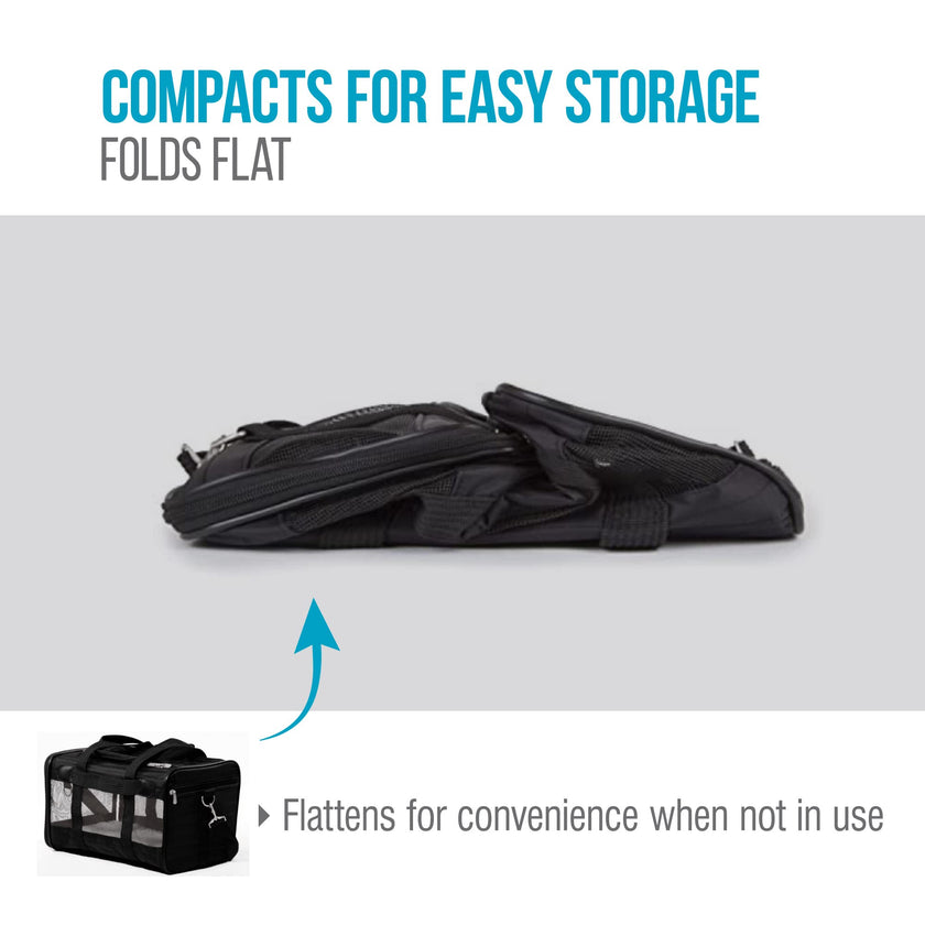 SHERPA Original Deluxe Airline Approved Pet Carrier, Medium, Black 🍁 All In One Marketplace Canada