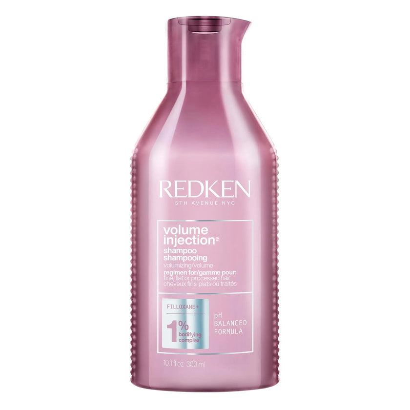 Redken Volume Injection Shampoo, Lightweight Volumizing Shampoo For Fine Hair, Instantly Creates Lift And Body For Flat Hair, Paraben Free, 10.1 oz 🍁 All In One Marketplace Canada