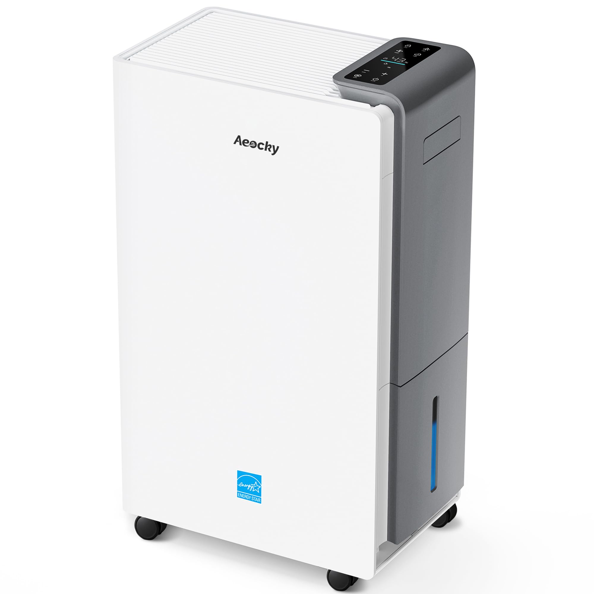 AEOCKY 4500 Sq.Ft Most Efficient Energy Star 2025 Dehumidifier, Max 80 Pint/D Smart Compressor Dehumidifier with Drain Hose, Intelligent Humidistat,for Basement,Bedroom,Home,Bathroom 🍁 All In One Marketplace Canada