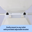 Medline Toilet Safety Rail for Seniors with Easy Installation; Height Adjustable Toilet Safety Frame; Bathroom Assist Rail with Armrests; Bathroom Safety; 250 lb. Weight Capacity 🍁 All In One Marketplace Canada