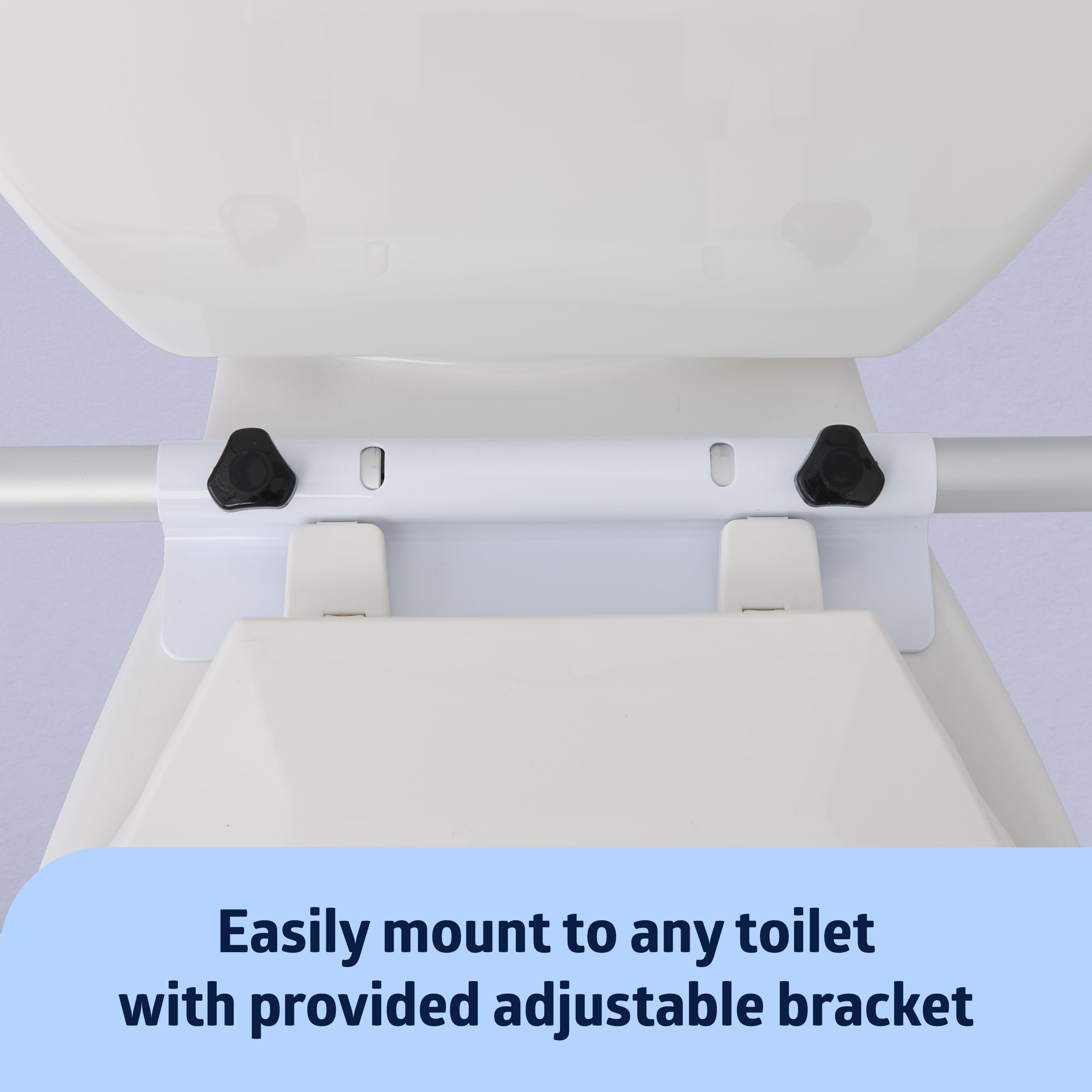 Medline Toilet Safety Rail for Seniors with Easy Installation; Height Adjustable Toilet Safety Frame; Bathroom Assist Rail with Armrests; Bathroom Safety; 250 lb. Weight Capacity 🍁 All In One Marketplace Canada