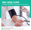 Blood Pressure Machine for Home Use Automatic Blood Pressure Monitor with 2x120 Reading Memory Adjustable Arm Cuff 8.7