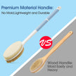 Backski Back Scrubber Anti Slip for Shower,Shower Brush Long Handle with Stiff and Soft Bristles,Body Exfoliator for Bath or Dry Brush(Blue) 🍁 All In One Marketplace Canada