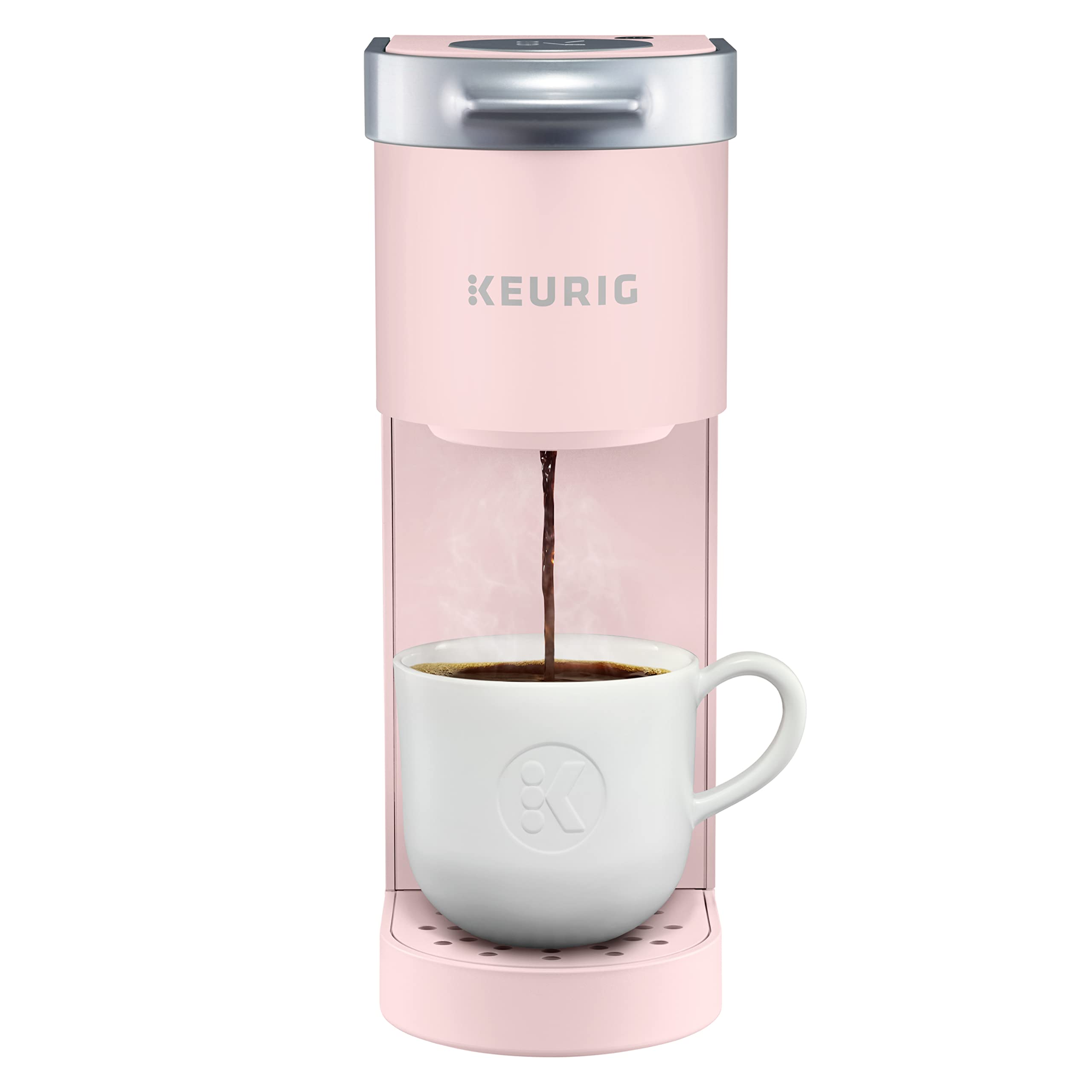 Keurig K-Mini Single Serve K-Cup Pod Coffee Maker, Featuring An Ultra-sleek Design, Dusty Rose 🍁 All In One Marketplace Canada