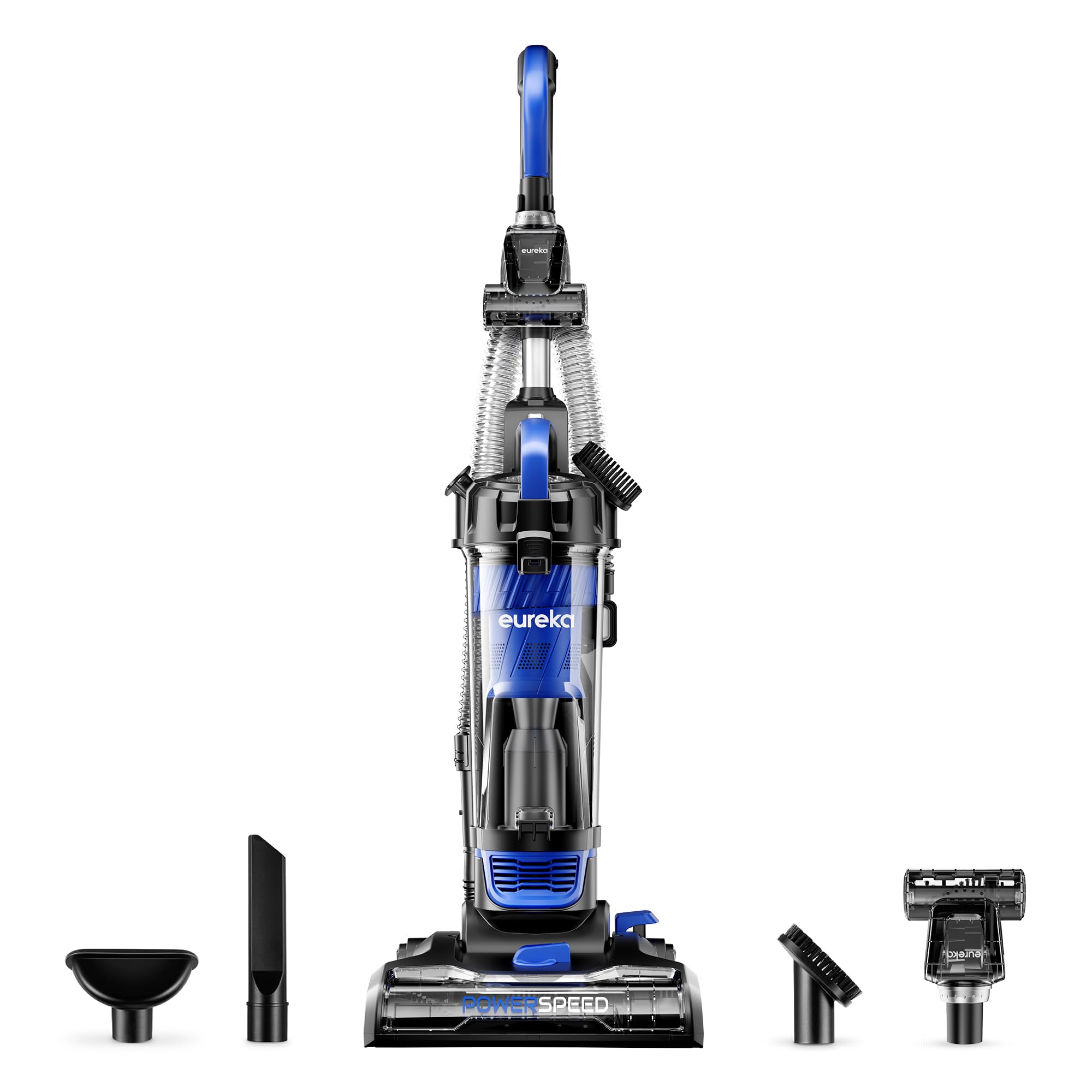 Eureka Powerful Bagless Upright Vacuum Cleaners for Home Pets, Lightweight Household Vacuum Cleaner for Carpet and Hard Floor, PowerSpeed NEU280C with Pet Turbo Brush, Blue 🍁 All In One Marketplace Canada