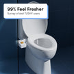 TUSHY Classic 3.0 Non-Electric Bidet Toilet Attachment, Experience a Superior Fresh Water Clean (Slim Fit, Easily Installs Under Toilet Seat, Adjustable Spray, Self Cleaning Nozzle), Bamboo Knob 🍁 All In One Marketplace Canada