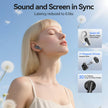 Wireless Earbuds, Bluetooth 5.4 in-Ear Headphones Wireless Bluetooth with ENC 4 Mics, Bluetooth Earbuds 50 Hour Noise-Cancelling Ear Buds with LED Indicator, IPX7 Waterproof for Sports/Work Black 🍁 All In One Marketplace Canada