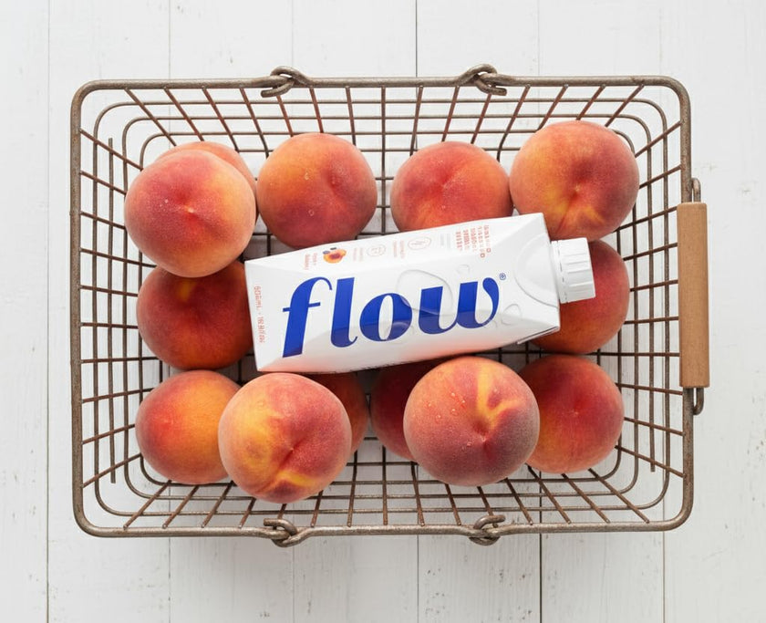 Flow Artesian Mineral Spring Water, Peach + Blueberry, 500 ml, 12 Pack 🍁 All In One Marketplace Canada