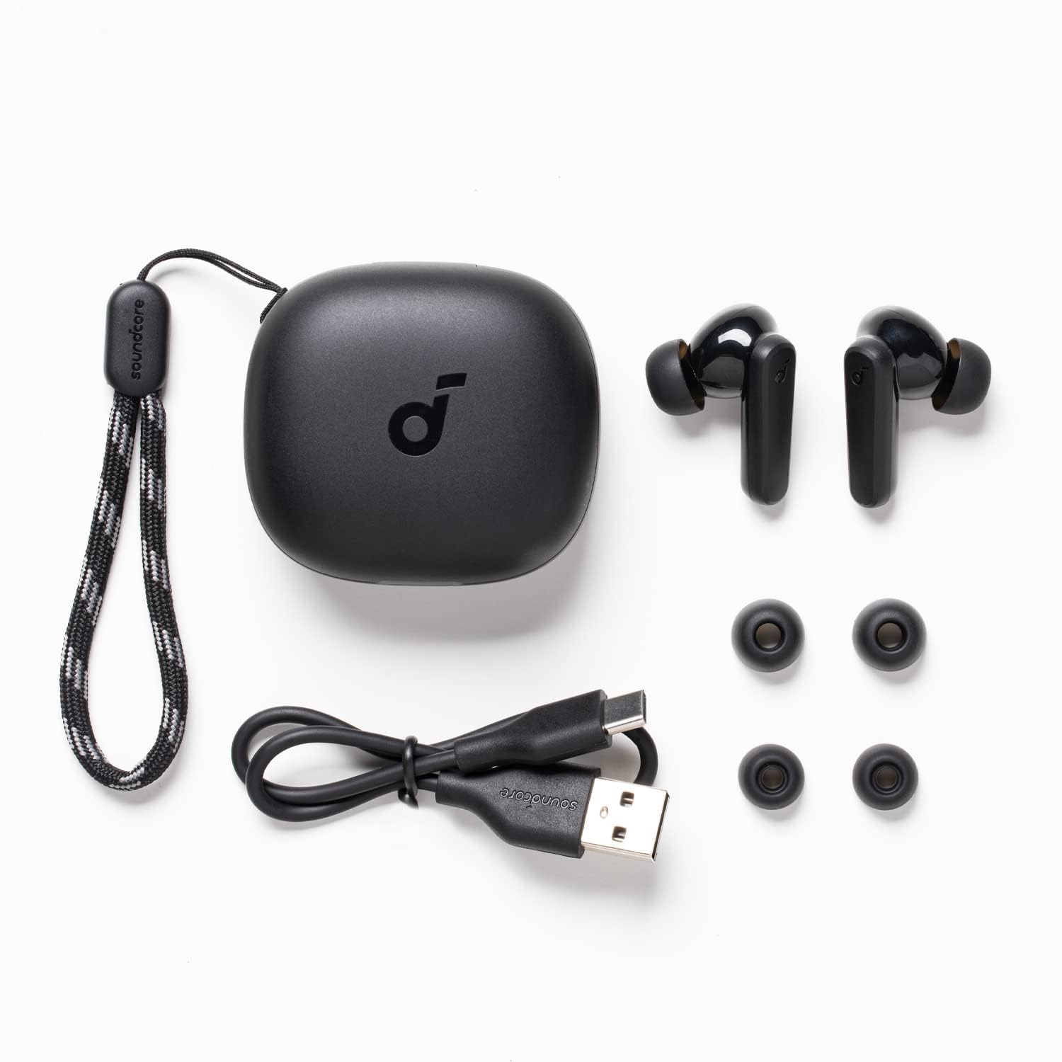 soundcore by Anker P20i True Wireless Earbuds, 10mm Drivers with Big Bass, Bluetooth 5.3, 30H Long Playtime, IPX5 Water-Resistant, 2 Mics for AI Clear Calls, 22 Preset EQs, Customization via App 🍁 All In One Marketplace Canada