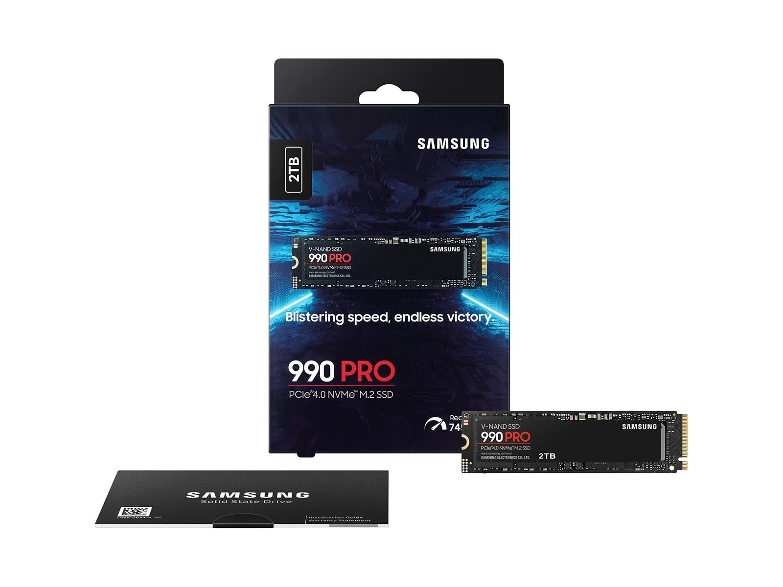 SAMSUNG 990 PRO SSD 2TB PCIe Gen4 NVMe M.2 Internal Solid State Hard Drive, Upto 7,450MB/s, Fast Speed for Gaming Heat Control, Direct Storage and Memory Expansion, MZ-V9P2T0B/AM [Canada Version] 🍁 All In One Marketplace Canada