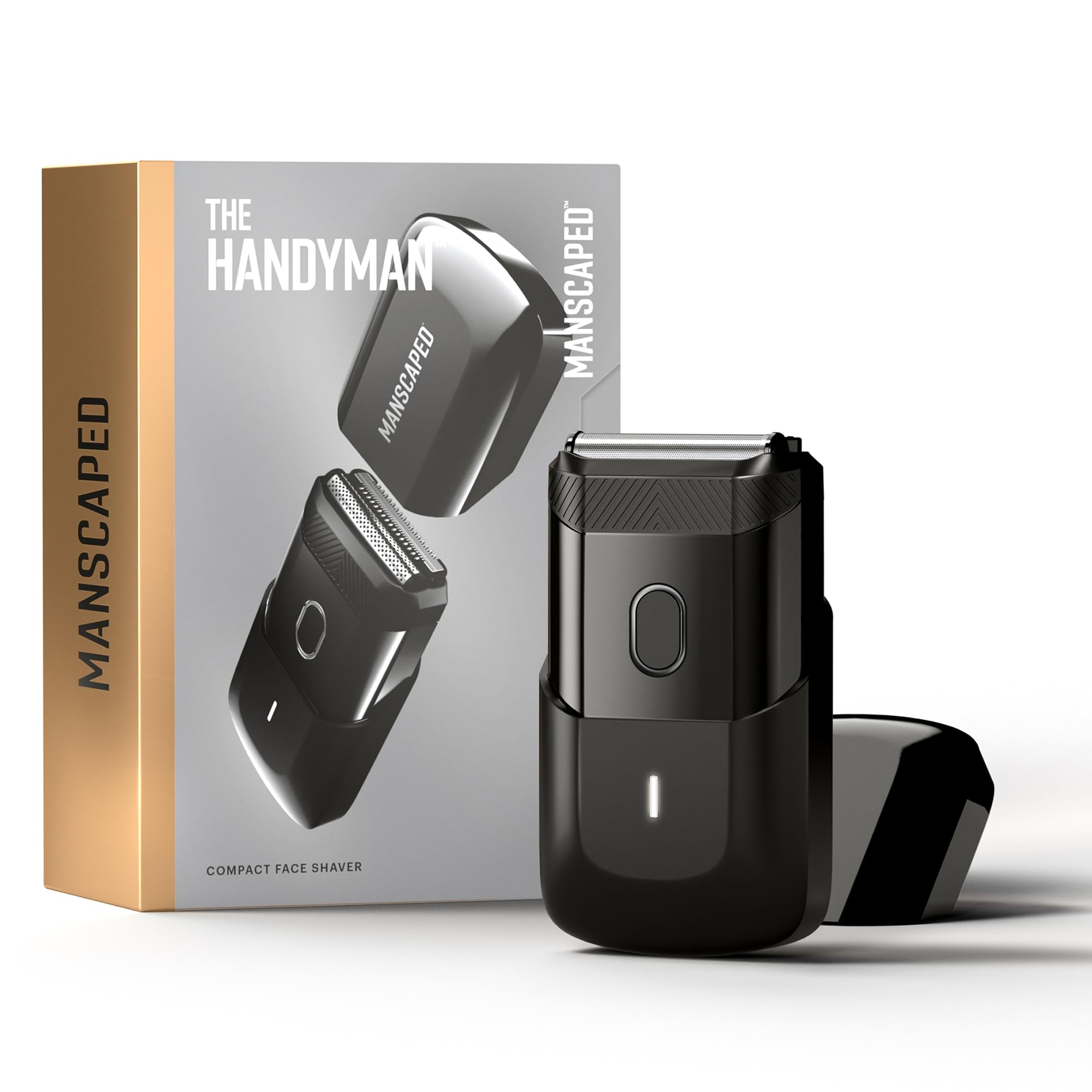 MANSCAPED® The Handyman™ Compact Face Shaver – Portable Men’s Travel Facial Hair Groomer, USB-C Rechargeable Razor, Electric Foil Face Shaver, Waterproof, Cordless, Dual-Action SkinSafe® Foil Blades 🍁 All In One Marketplace Canada