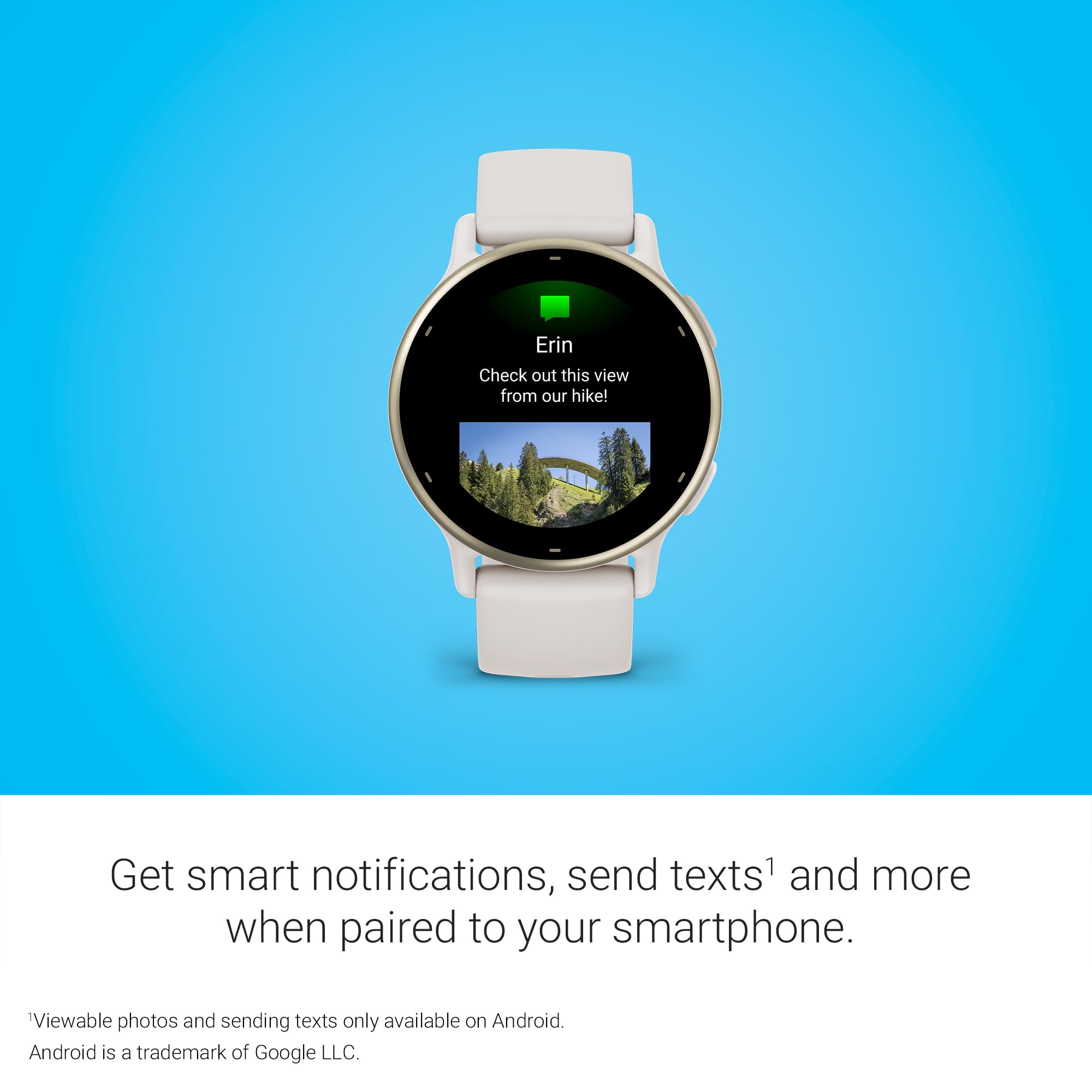 Garmin vívoactive 5, Health and Fitness GPS Smartwatch, AMOLED Display, Up to 11 Days of Battery, Ivory 🍁 All In One Marketplace Canada