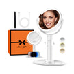 B Beauty Planet Makeup Mirror with Lights, Lighted Magnifying Mirror 30X with 3 Lighting and Adjustable Brightness, 2-Sided Height Adjustable Vanity Mirror for Bathroom, Women Gifts for Mom 🍁 All In One Marketplace Canada